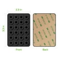 thumbnail image 5 of Cellet 5-Pack Mini Suction Cup Mat with 3M Adhesive – Black, 5 of 11