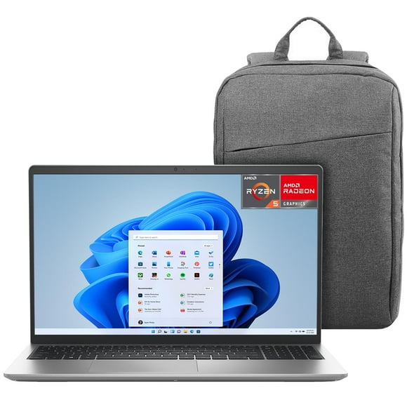 Laptop DELL Inspiron 15 3535 AMD Ryzen 5 7520U 8GB RAM 512GB SSD 15.6" Windows 11 Home Teclado en Español + Mochila DELL plateado