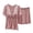 Hot Pink, variant on Modal Pajamas Women Plus Size Cooling Lounge Sets Short Sleeve Padded Shirts Solid Two Piece Loungewear
