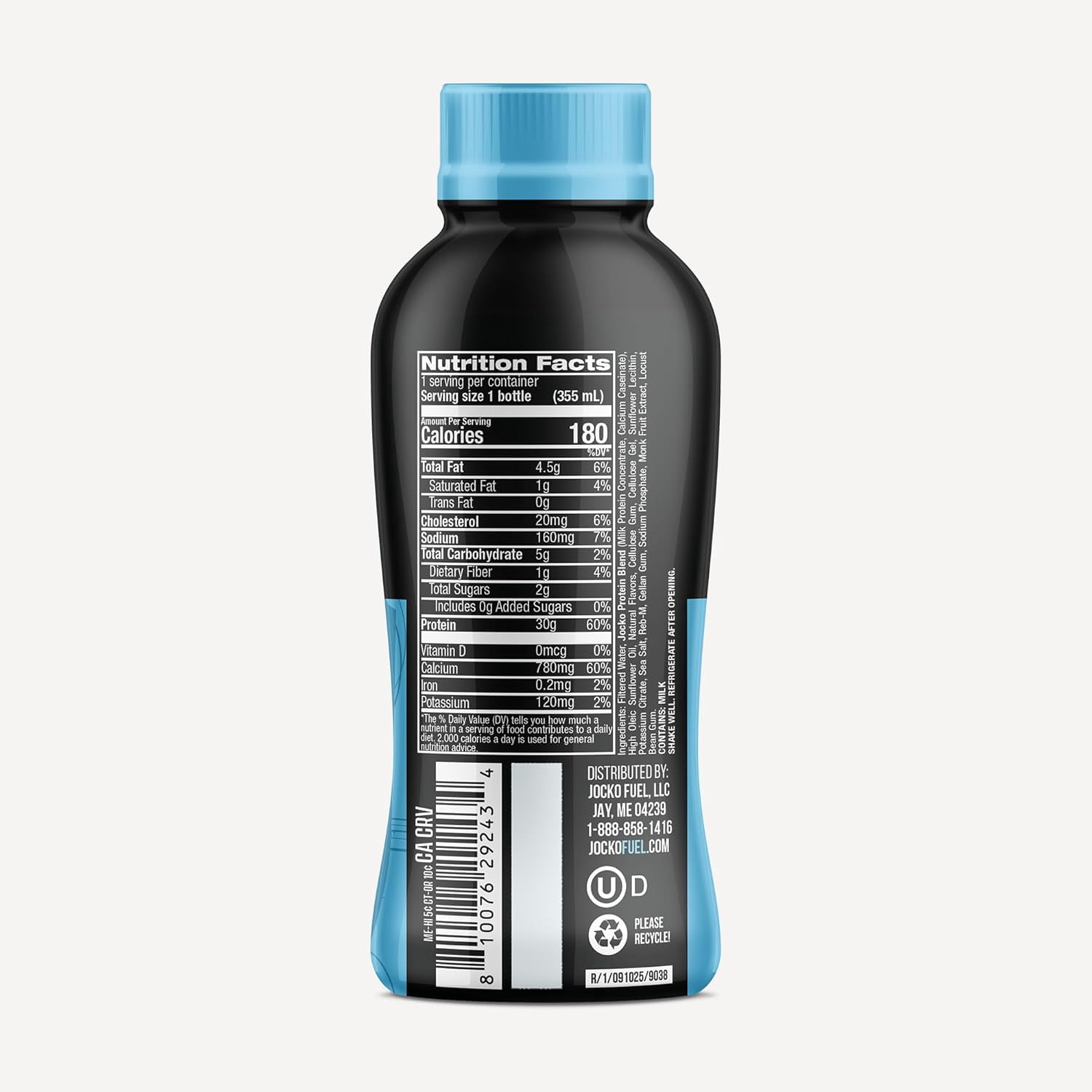 Jocko Fuel High Protein Shakes, Fruity Cereal, 12 fl oz, 12 Pack