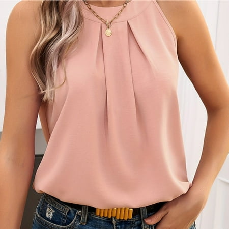 Usdian Summer Clothes for Women 2025 Women s Vests Summer top Lace-Up Corset Straps Tank Top Shapewear T Shirts Tank Crew-Neck Sleeveless Tee Tank Tops for Trendy Gifts for Women