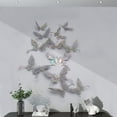 thumbnail image 5 of Promotion Sale! Nomeni Home Wall Stickers 3D Hollow Butterfly Decal Removable Art Wall Sticker Mural Room Decor 12Pcs/Set Clearance Sale Silver, 5 of 6