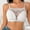 White, variant on Lace Push Up Bras for Women Full Coverage Lace Patchwork Wireless Bralette for Women Ribbed Cami Bra Sheer Bralette,L,Red