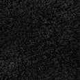 thumbnail image 3 of Home Weavers Allure Collection Cotton Toilet Tank Lid Cover for Bathroom, Soft Absorbent Non-Slip Tufted Fabric, Machine Washable Toilet Tank Top Cover, 10"x22" Black, 3 of 11