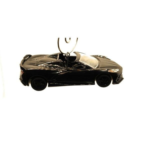 Christmas Ornament for 2021 Chevy Corvette Stingray C8 Black