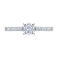 thumbnail image 3 of 0.30 Carat Prong Set Diamond Engagement Ring in 14K White Gold (Ring Size 8.25) (SI1-SI2 Clarity), 3 of 5