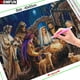 thumbnail image 2 of HOMFUN-Pintura de diamante 5D DIY "Pesebre de Navidad", bordado de diamantes de imitación, estilo punto de cruz 3D, decoración de hogar, escenario religioso, A27627, 2 of 3