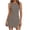 *Brown, variant on ClodeEU Women's Round Neck Sleeveless Romper Breathable Dress,Comfortable Casual Athletic Jumpsuit for Summer Navy,Womens Plus XXXL