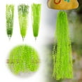 thumbnail image 5 of 5-Fork Rattan Wall Hanging - Artificial Greenery Decor, for Mall/Home/Ceiling, Durable Plastic, Easy Install, 5 of 5