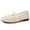 LittleFlower-BeigBow, variant on CHICVOMEY Mesh Ballet Flats for Women Breathable Ballet Flats with Buckle Fashion Fishnet Flats for Women Casual Work Flats