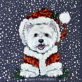 thumbnail image 3 of CafePress - Santas Westie Helper Long Sleeve T Shirt - Long Sleeve Dark T-Shirt, 3 of 4