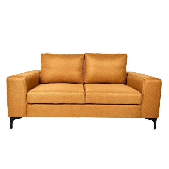 Love Seat Kessa Muebles Mostaza 160 x 73 x 95 cm