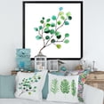 thumbnail image 3 of Designart 'Young Eucalyptus Branches and Leaves IV' Traditional Framed Art Print, 3 of 4