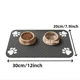 thumbnail image 1 of Typpkmm S（Little Kitten ）、M、L Bsorbent Pet Feeding Mat, 1 of 7