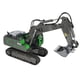thumbnail image 5 of Carro de control remoto Irfora Excavadora RC 1/20 2,4 GHz 11CH RC camión de construcción vehículos de ingeniería juguetes educativos para niños con música ligera 2 baterías Irfora Carro de control remoto, 5 of 7