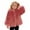 Pink, variant on WOYY Toddler Girls Thickened Teddy Jacket Winter Outerwear, Sizes 3-4T