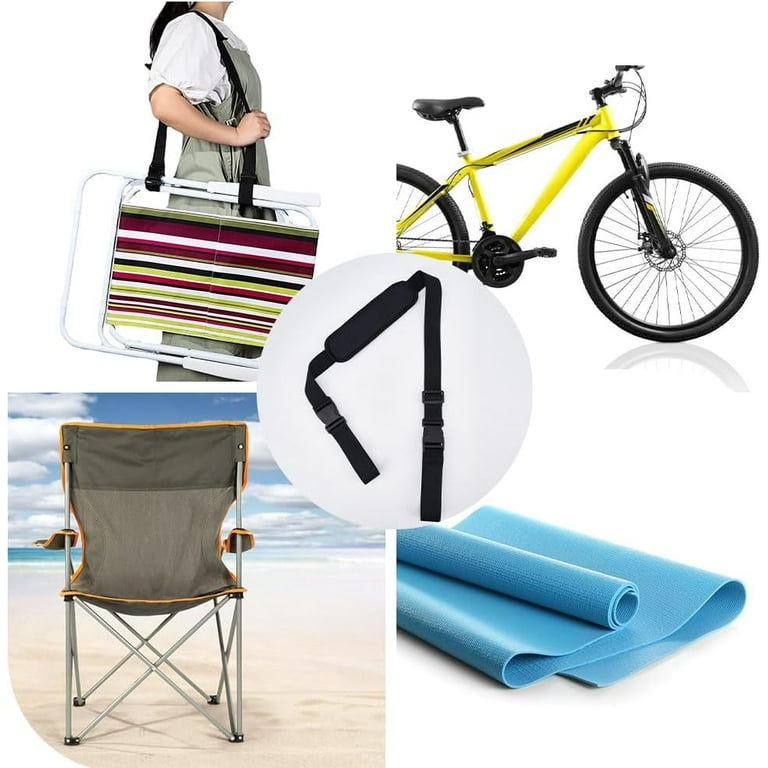 Chair Carrying Strap Adjustable Beach Chair Backpack Anti-Slip