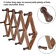 thumbnail image 4 of Wooden expandable nail hangers - versatile accordion wall hangers with 13 hooks for storing hats, co, 4 of 4