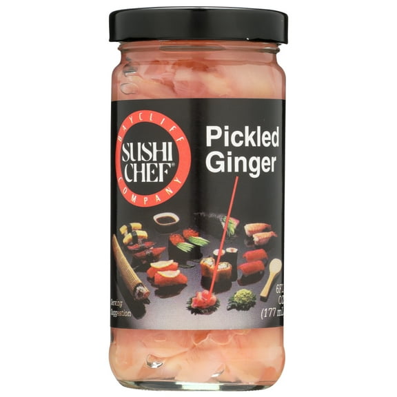 Sushi Chef Natural Pickled Ginger, 6 Oz