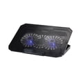 thumbnail image 2 of Incipio Laptop Cooling Pad with Dual Fans & USB Ports, Adjustable Ergonomic Laptop Stand with Cooling Mesh, Foldable Notebook Cooler for 10–17” Laptops, Gaming & Office Use, 2 of 9