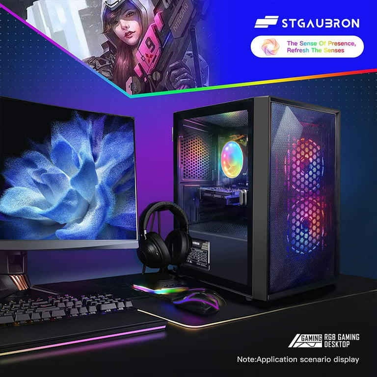  STGAubron Gaming Desktop PC Computer,Intel Core I7 3.4