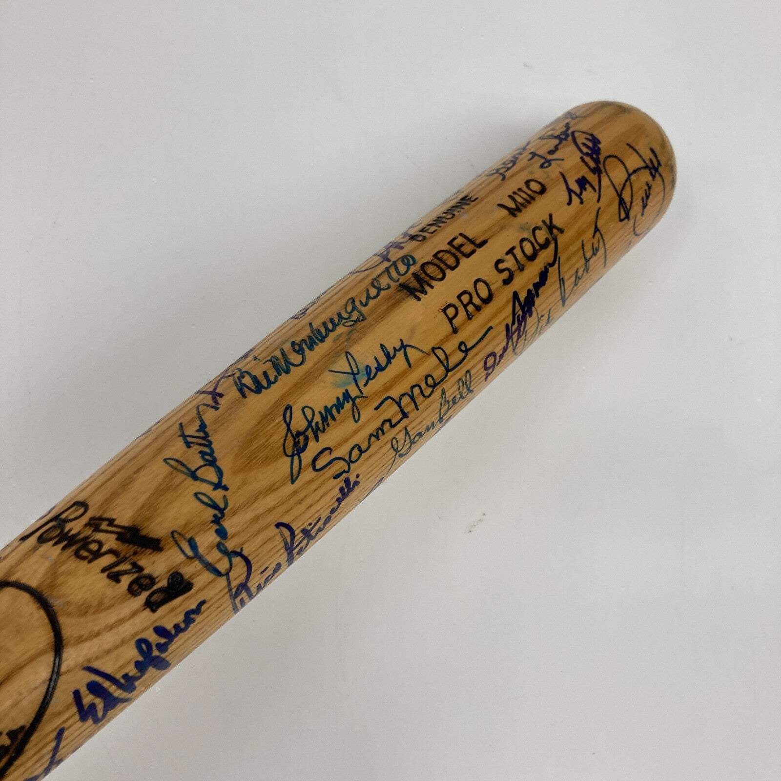 Hall Of Fame Multi Signed Baseball Bat 57 Sigs Kirby Puckett Gary Carter PSA DNA