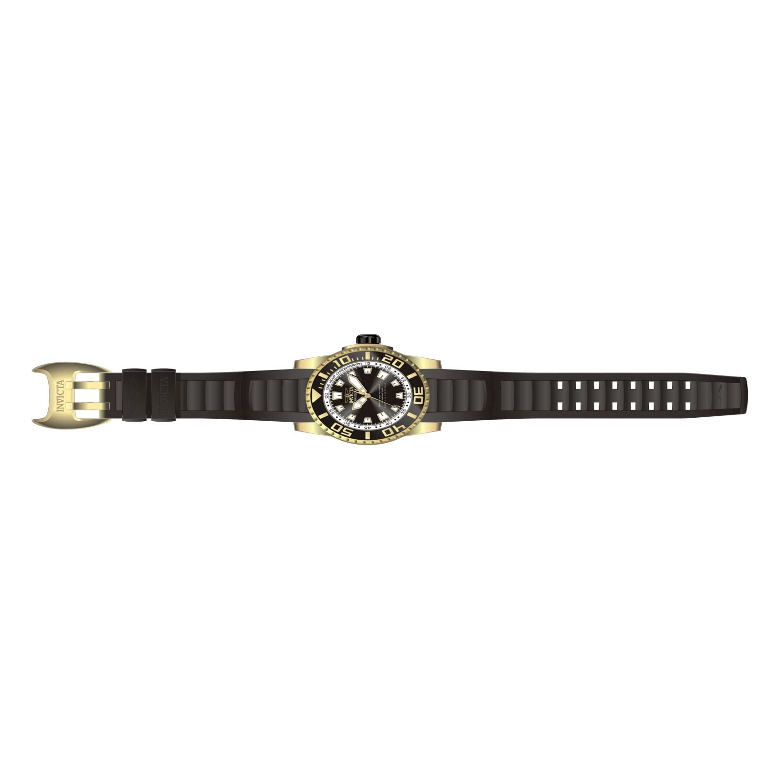 Invicta Men's Pro Diver 14663 Black Rubber Swiss Quartz Watch