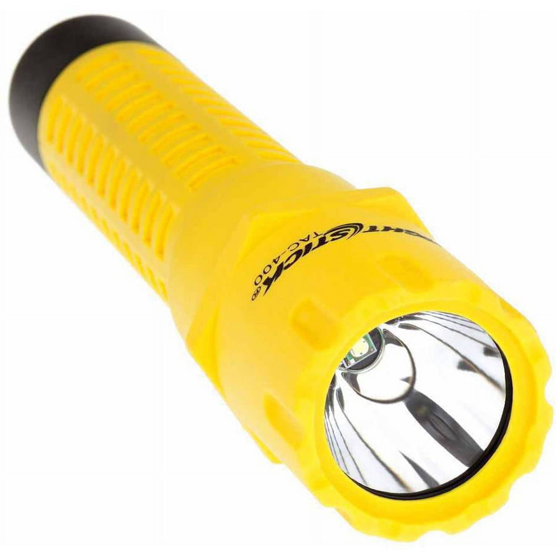 Nightstick TAC-400Y Polymer Tactical Flashlight-Rechargeable, 6.25", Yellow