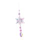 thumbnail image 1 of Adornos colgantes de cristal con forma de copo de nieve navideño de colores Estilo D, 1 of 9