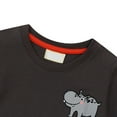 thumbnail image 5 of WOLLED 2-8Y Toddler Baby Boys Casual T-Shirt Kids Summer Solid Color Short Sleeve Pullover Shirt, 5 of 9
