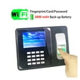 thumbnail image 1 of /ip Back-up Battery Fingerprint Time Attendance Machine Card Employee Assistance Control Clock ,Easy to Use, 1 of 5