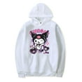 thumbnail image 7 of Kuromi merch Anime Onegai My Melody Hooded Drawstring Pocket Sweatshirt Men/women harajuku Pullover, 7 of 7