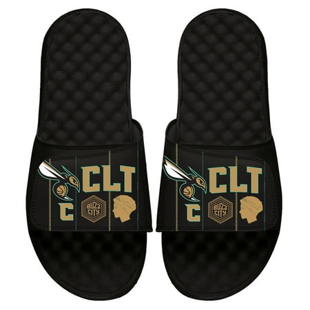 

Youth ISlide Black Charlotte Hornets 2022/23 City Edition Collage Slide Sandals