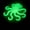 Night Green, variant on 3D Printed octopus,Flexible Joint Animal lacertid Figurines,Realistic Eyes, Home Office Decor,Fidget Toy for Adults Teens Boy Festival Gifts