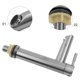 thumbnail image 5 of Stainless Steel Bathroom Basin Faucet Single Cold Mixer Water Tap Deck Mounted Brushed Silver Sink Faucet Kitchen Tap, 5 of 10