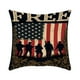 thumbnail image 1 of America Flag Double Sides Print Cushion Cover For Bed Sofa Cartoons Tetragonum Couch Pillow Cover, 1 of 5