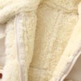 thumbnail image 4 of Jalioing Infant Baby Snowsuit Thick Thermal Long Sleeve Stand Collar Fleece Rompers Winter Clothes Zipper Jumpsuit, 4 of 6