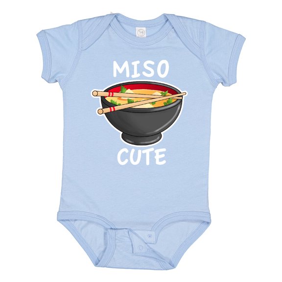 Inktastic Miso Cute with Miso Soup Boys or Girls Baby Bodysuit
