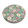 thumbnail image 6 of Uemuo Rose Flowers Pattern Round Bar Stool Seat Covers Washable Stool Cushion Slipcover Elastic Bar Chair Covers-, 6 of 7