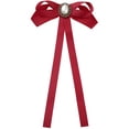 thumbnail image 1 of INSPIRE CHIC Broche de lazo preatado para mujeres con perla falsa, 1 of 5