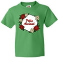 thumbnail image 3 of Inktastic Feliz Navidad Poinsettia Youth T-Shirt, 3 of 5