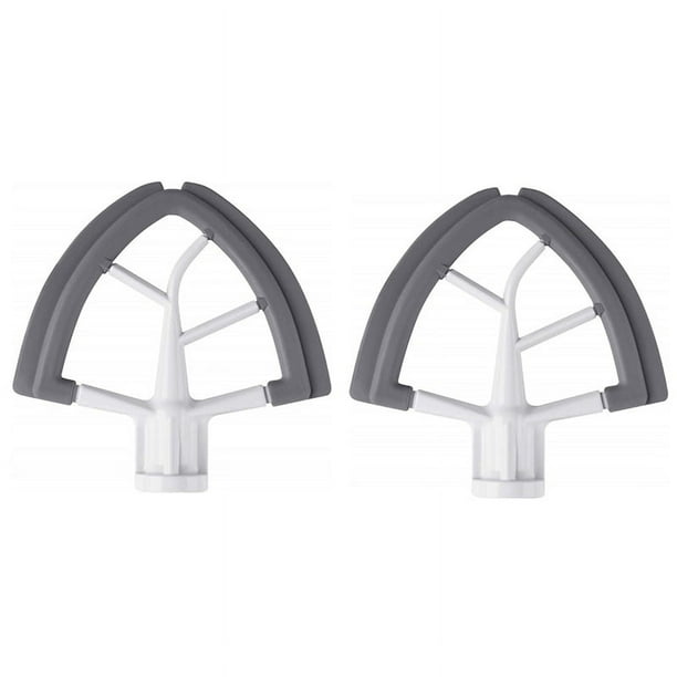 Batidor de borde flexible para accesorio de batidora Kitchen Aid, accesorios Kitchen Aid para batidora, compatible con soporte inclinado