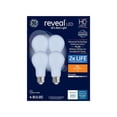 thumbnail image 2 of GE Reveal 4-Pack 40 W Equivalent Dimmable Color-enhancing A19 LED Light Fixture Light Bulb, 2 of 4