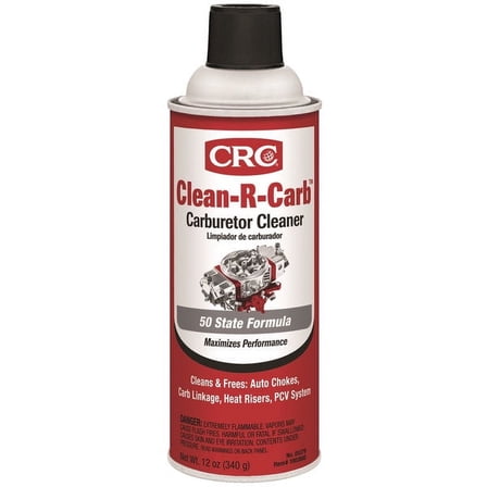 2Pc CRC Clean-R-Carb Carburetor Cleaner 12 oz.