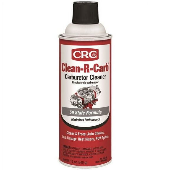 2Pc CRC Clean-R-Carb Carburetor Cleaner 12 oz.
