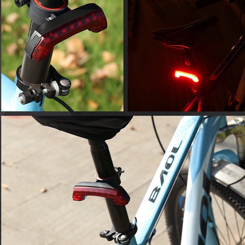 BW#A 5 modes USB Rechargeable COB LED Bicycle Bike Cycling Rear Tail Light Lamp