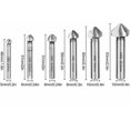 thumbnail image 2 of Workshop Essential Countersink Bits, DIN 335 Form C With 90° Point Angle, HSS Steel Cutting Material For Wood And Fiberboard, 6-Piece Set, 2 of 5