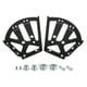 thumbnail image 1 of 2uds Zapatos Cajón Gabinete Bisagras 3 Capas Acero Muebles Bisagra Abatible Placa Marco Giratorio Estante Reemplazo Accesorios para Hogar, Negro, 1 of 7