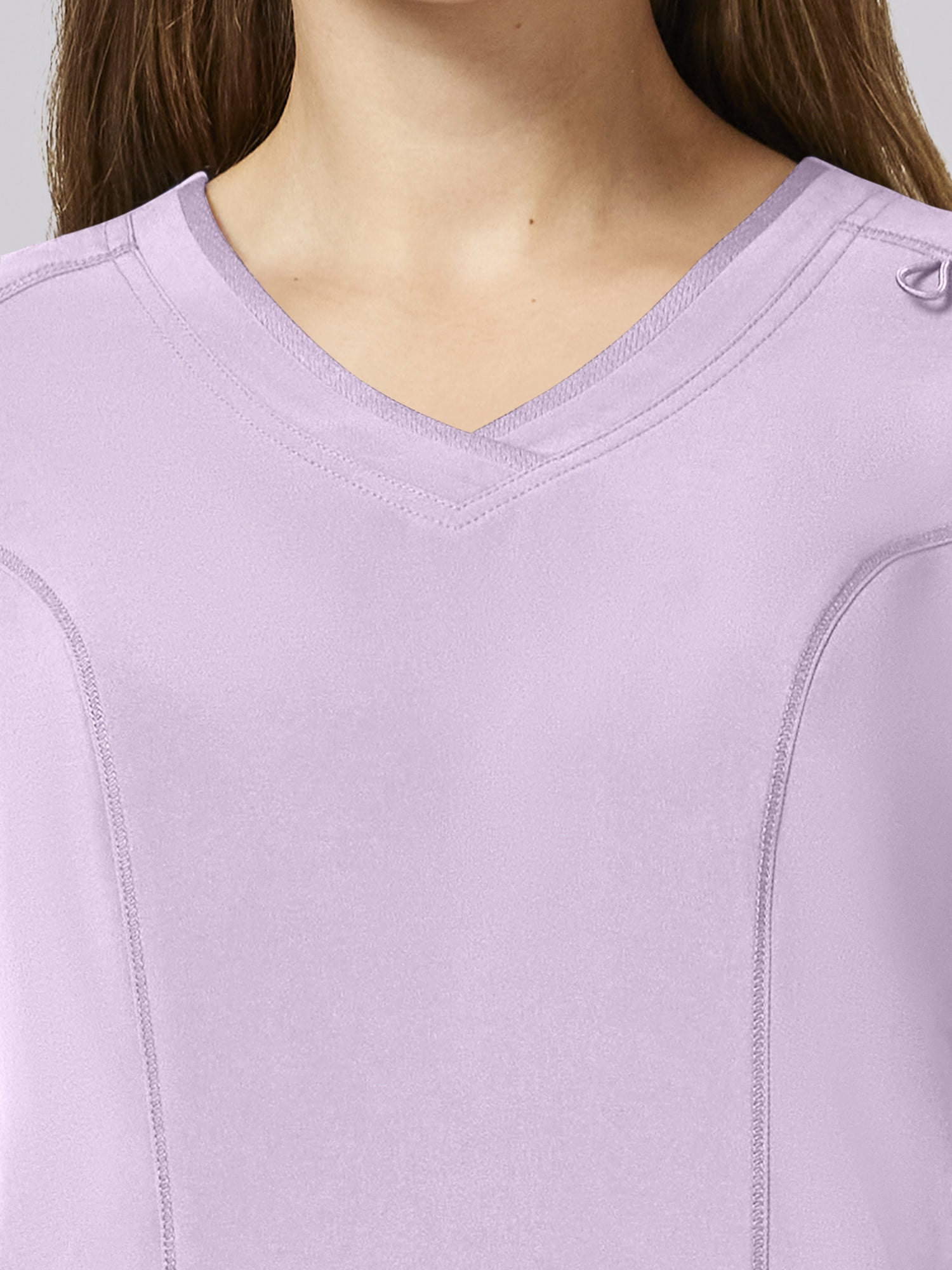 Scrubstar Performance Women’s Shaped Antimicrobial Mesh Panel V-Neck Scrub Top, Sizes XS–3XL