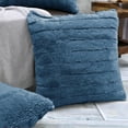 thumbnail image 2 of Home Soft Things Super Soft Decorative Pillow Covers, Set of 4, 20x20 inches, Blue Mirage, 2 of 5